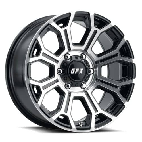 G-FX TR19 17x8.5 6x139.7 18 ET 106.2 CB Gloss Black Machined Face (T19785613918GBMF)