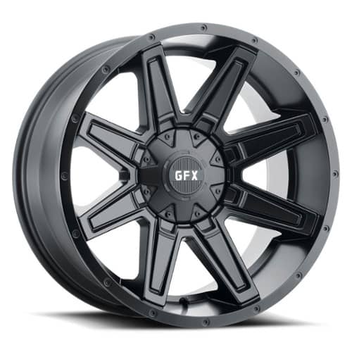 G-FX TR23 20x9 5x139.7/5x150 18 ET 110.2 CB Matte Black (T23290501518MB)