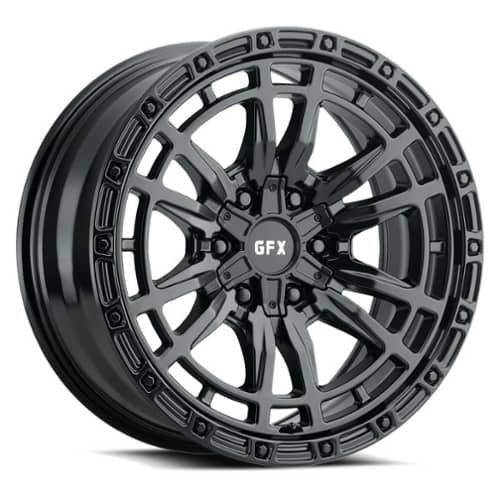 G-FX TR-24 18x9 6x139.7 0 ET 106.2 CB Matte Black (T24890613900MB)