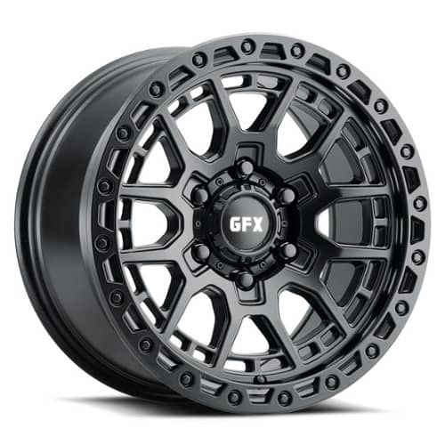 G-FX TR-25 17x9 6x139.7 12 ET 106.2 CB Matte Black (T25790613912MB)
