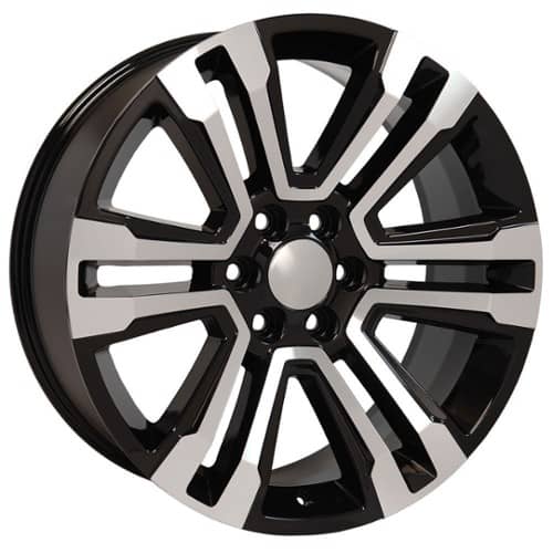 O.E. Revolution G-10 28x10 6x139.7 30 ET 78.1 CB Gloss Black Machined (G102810655+30BM)