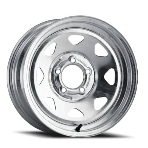 Allied Wheel Galvanized 8 Spoke 14x6 5x114.3 0 ET 72.39 CB Raw Machined (2046012-GAL)