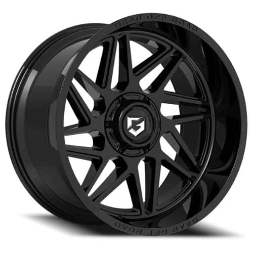 Gear Off Road 761B 20x9 8x180 18 ET 124.3 CB Gloss Black (761B-2098918)