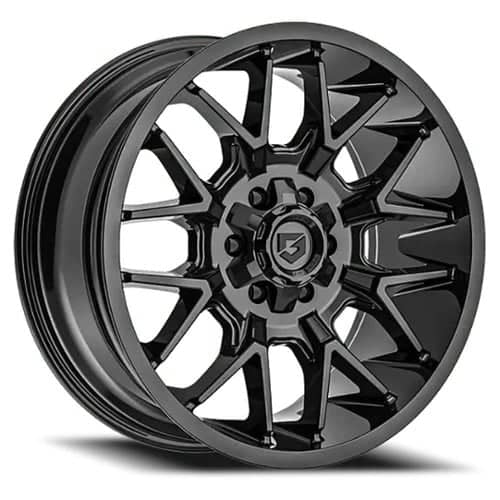 Gear Off Road 768B 20x9 8x180 18 ET 124.3 CB Gloss Black (768B-2098918)