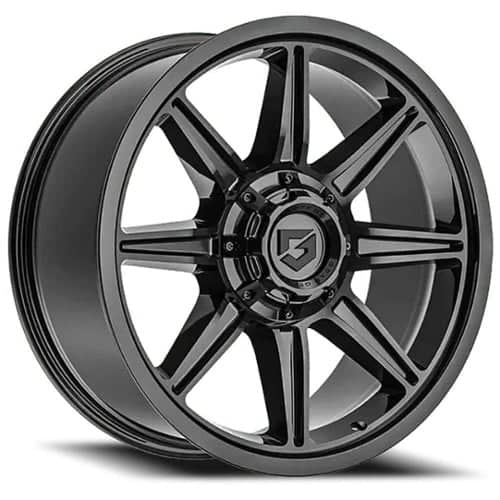 Gear Off Road 773B 17x9 5x135 / 5x139.7 0 ET 87.1 CB Gloss Black (773B-7905100)