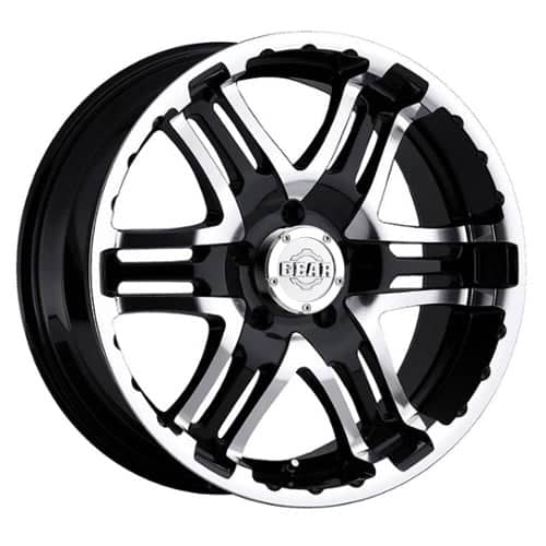 Gear Off Road 713MB Double Pump 16x8 5x114.3 0 ET 83.8 CB Mirror Machined Face w/Gloss Black Accents (713MB-6806500)