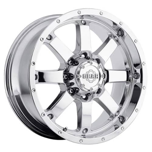 Gear Off Road 726C Big Block 20x10 8x165.1 -19 ET 130.2 CB Chrome (726C-2108119)