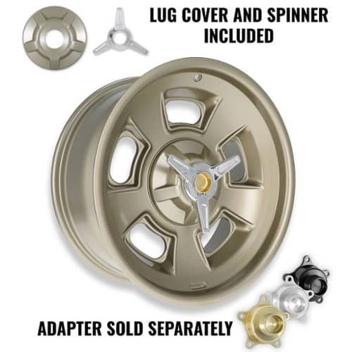 Halibrand Sprint w/Spinner MAG7 - Semi Gloss Clearcoat (HB007-001)