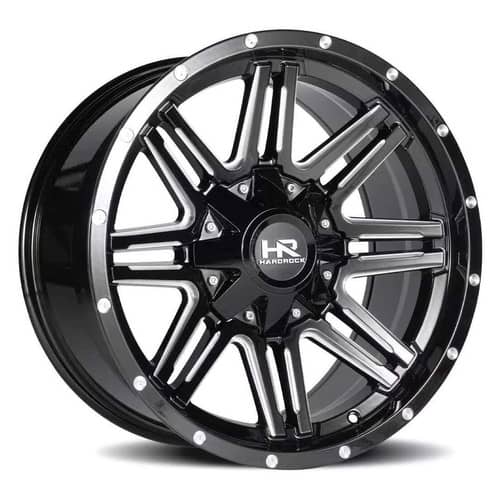 Hardrock Offroad H715 Warrior 20x10 6x135/6x139.7 -19 ET 87.1 CB Gloss Black (H715-201037119GB)