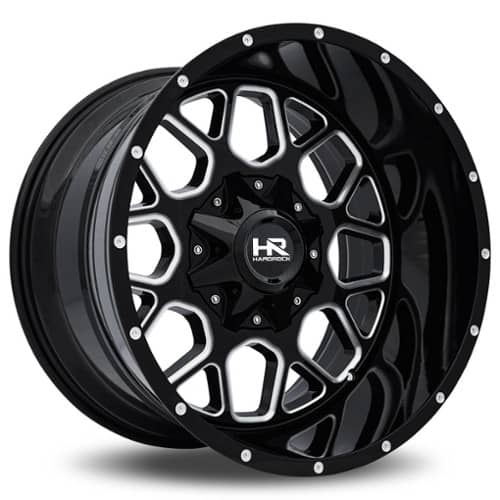 Hardrock Offroad Gunner Gloss Blk Milled (H705-201084119GBM)