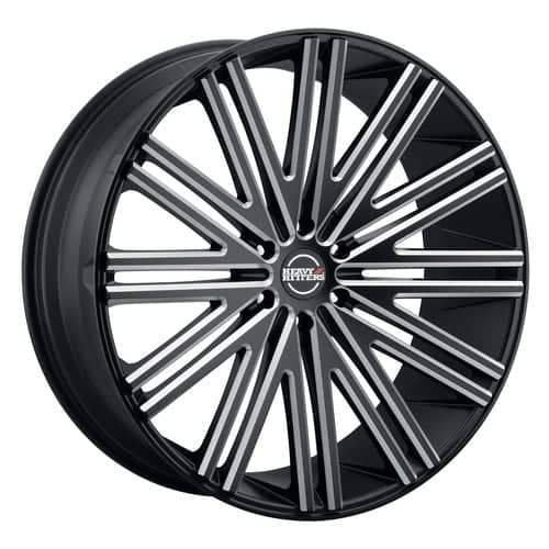 Heavy Hitters HH12 24x10 Blank 6 Lug 15 ET 78.1 CB Absolute Black / Precision Milling (HH12-2410Z15LAP)
