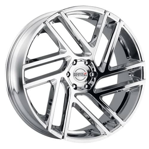 Heavy Hitters HH6 24x10 6x135 30 ET 87 CB Tru Chrome (HH6-2410UU30PTC)