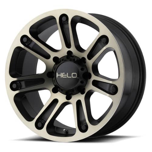 Helo HE904 Satin Black Machined With Dark Tinted Clear (HE90479050900)