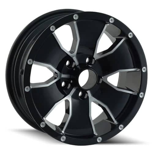 Ion Alloy 14 Trailer Black W/Machined Face (14-4665B)