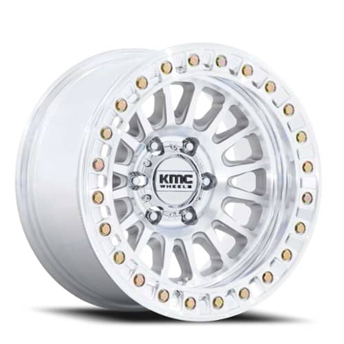 KMC Impact Beadlock 17x9 6x135 1 ET 87.1 CB Machined Silver (KM239DX17906301)
