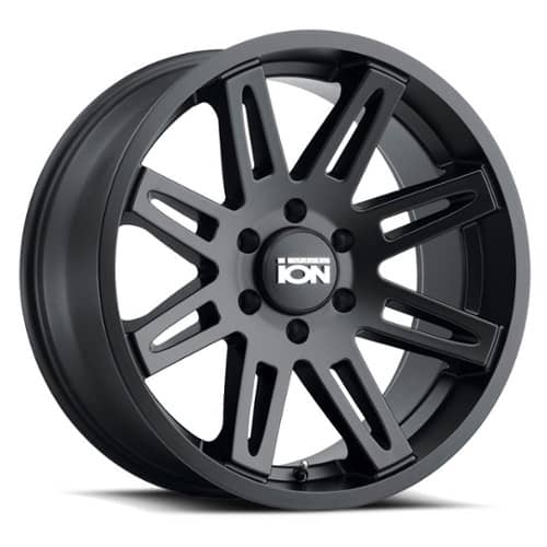 Ion Alloy 142 17x9 5x127 -12 ET 78.1 CB Matte Black (142-7973MB)