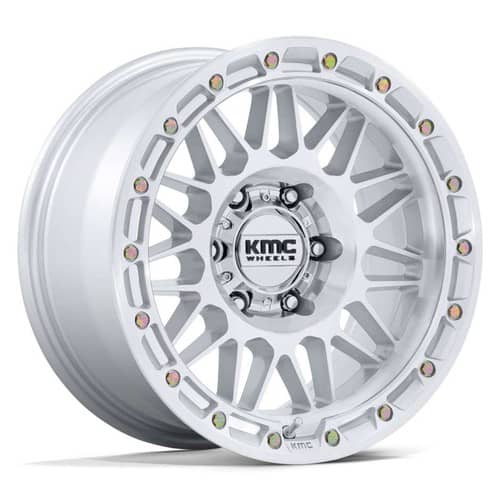 KMC KM555 Attack 18x9 8x180 18 ET 124.2 CB Silver (KM555SD18908818)