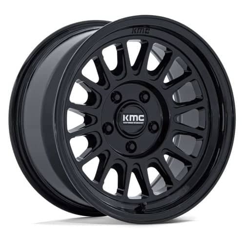 KMC KM733 Impact FFT 17x8.5 6x139.7 25 ET 106.1 CB Gloss Black (KM733BX17856825)