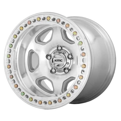 KMC KM233 Hex 17x9 8x165.1 -38 ET 125.5 CB Machined (KM23379080538N)