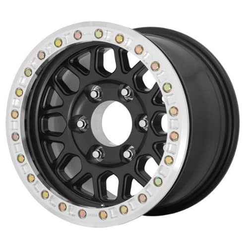 KMC KM234 Grenade Desert Beadlock 17x8.5 6x165.1 0 ET 108 CB Satin Black (KM23478591700)
