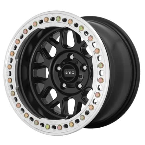 KMC KM235 Grenade Crawl Beadlock 17x8.5 5x127 18 ET 71.5 CB Black (KM23578550718)