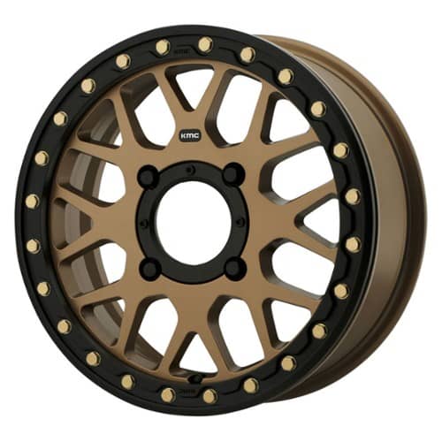 KMC UTV KS235 Grenade Beadlock 15x7 4x156 10 ET 115.1 CB Satin Bronze (KS23557044610)