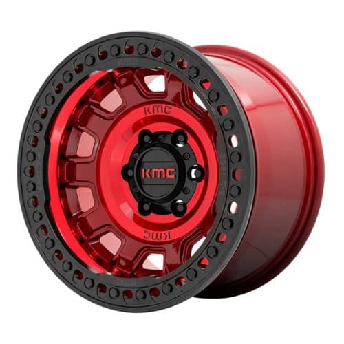 KMC KM236 Tank 17x9 6x139.7 -15 ET 108 CB Candy Red (KM23679060915N)