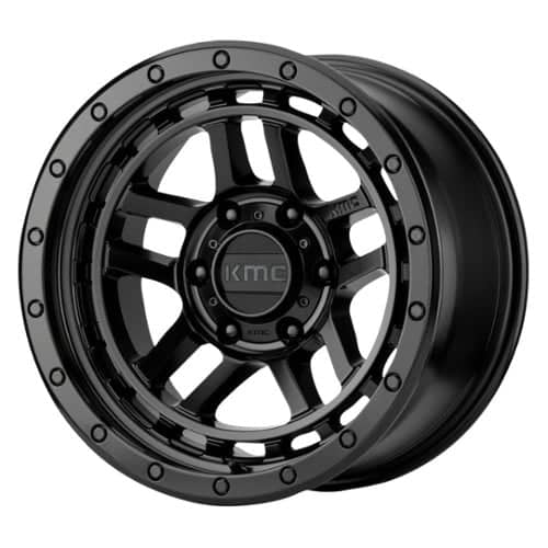 KMC KM540 Recon 17x9 6x139.7 -12 ET 106.3 CB Satin Black (KM54079068712N)