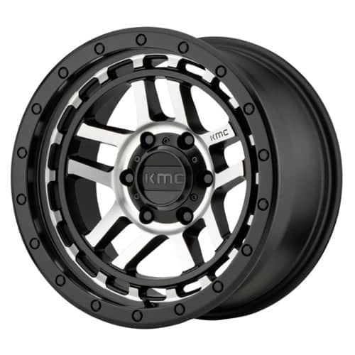 KMC KM540 Recon 18x8.5 5x127 18 ET 71.5 CB Satin Black Machined (KM54088550518)