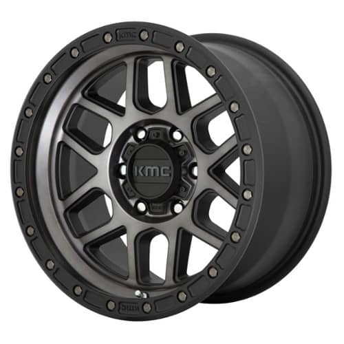 KMC KM544 Mesa 20x9 6x139.7 18 ET 106.3 CB Satin Black/Gray Tint (KM54429068418)