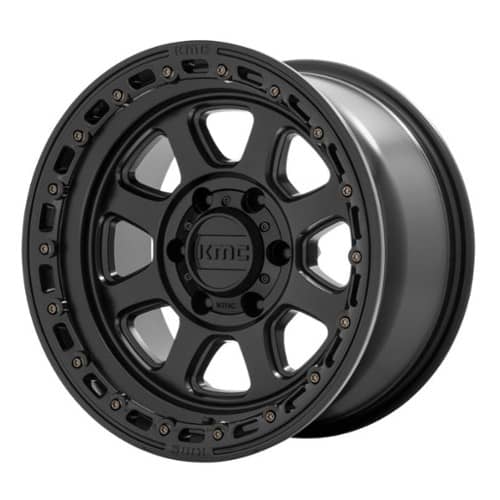 KMC KM548 Satin Black with Gloss Black Lip (KM54879080700)