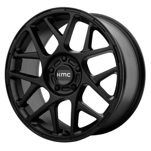 KMC KM708 Bully 16x7.5 5x110 30 ET 72.56 CB Satin Black (KM70867542730)