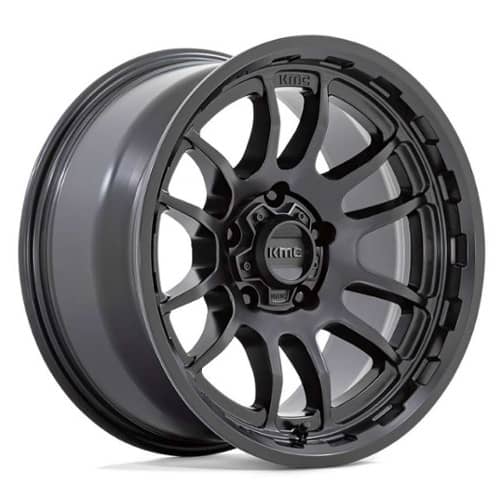 KMC KM727 Wrath 17x8.5 6x139.7 0 ET 106.1 CB Satin Black (KM727MX17856800)