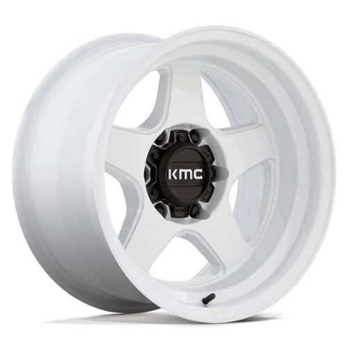 KMC KM728 Lobo 17x8.5 6x135 -10 ET 87.1 CB Gloss White (KM728WX17856310N)