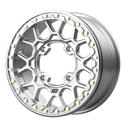 KMC UTV KS435 Grenade Beadlock 15x6 4x156 38 ET 119.1 CB Raw Machined Forged (KS43556044538A)