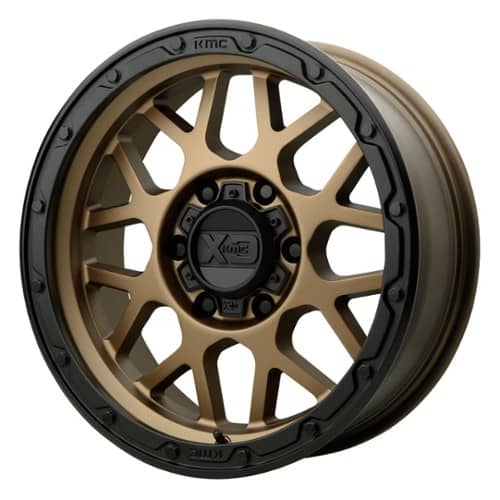 XD Series XD135 Grenade OR 17x9 5x127 -12 ET 78.3 CB Matte Bronze w/Matte Black Lip (XD13579050612N)