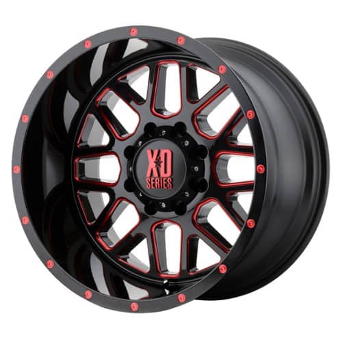 XD Series XD820 Grenade Satin Black Milled w/Red Clear Coat (XD82089050912NRC)