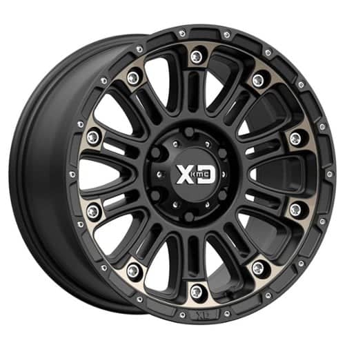 XD Series XD829 Hoss II 17x9 8x165.1 18 ET 125.5 CB Satin Black Machined With Dark Tint (XD82979080918)