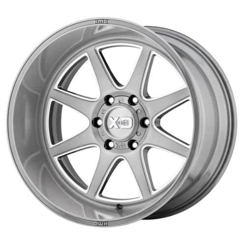 XD Series XD844 Pike 20x12 5x127 -44 ET 71.5 CB Titanium Brushed Milled (XD84421250644N)