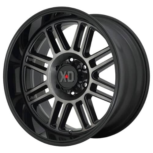 XD Series XD850 Cage 22x10 8x165.1 -18 ET 125.5 CB Gloss Black With Gray Tint (XD85022080418N)