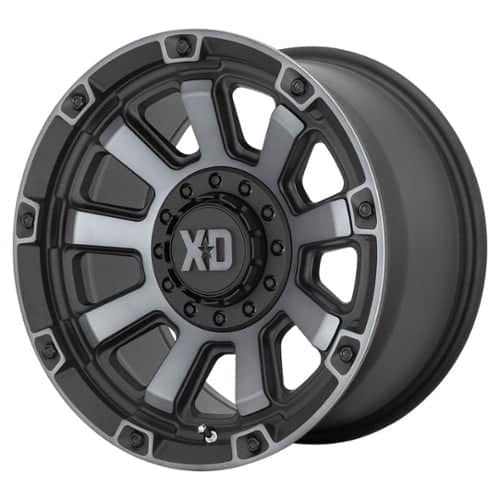 XD Series XD852 Gauntlet 20x9 5x139.7/5x150 0 ET 110.1 CB Satin Black with Gray Tint (XD85229086400)