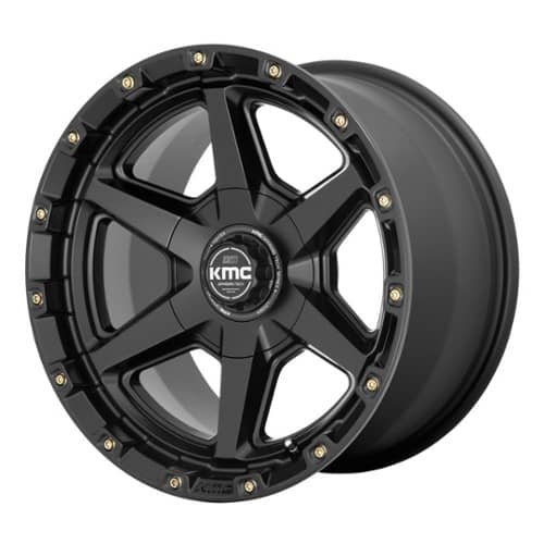 KMC KM101 Tempo 17x9 6x135/6x139.7 18 ET 106.1 CB Satin Black (KM10179067718)