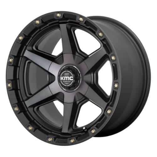 KMC KM101 Tempo Satin Black with Gray Tint (KM10179035412N)