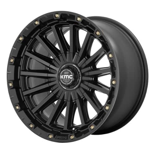 KMC KM102 Signal 17x9 5x127/5x139.7 0 ET 78.1 CB Satin Black (KM10279035700)