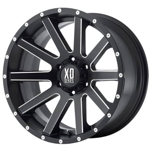 XD Series XD818 Heist Satin Black Milled Spokes (XD81868064910)