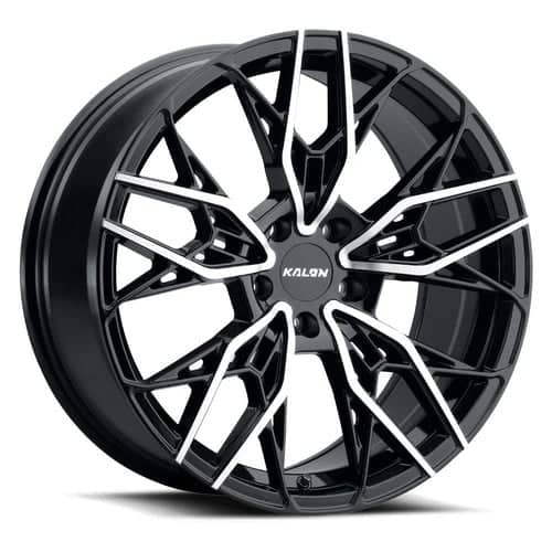 Kalon Wheels 107 Scout Gloss Black Machined Face (107AB-1880E38)