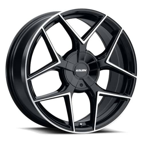 Kalon Wheels 201 Falcon Gloss Black Machined Face (201AB-1670AF38)