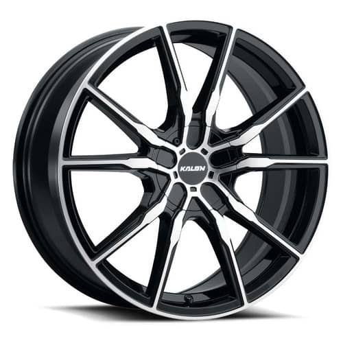 Kalon Wheels 202 Pyro Gloss Black Machined Face (202AB-1880AF40)