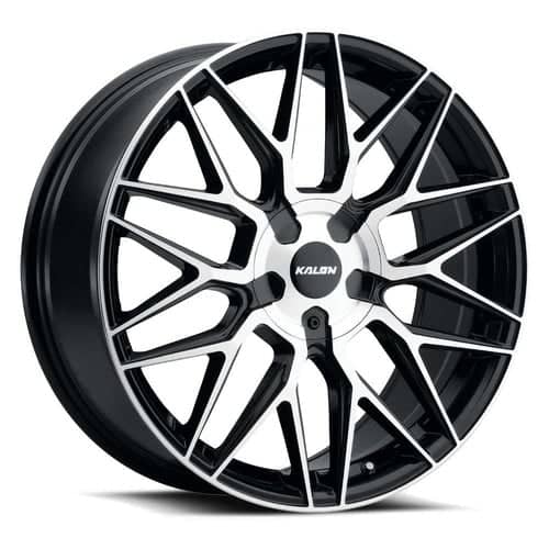 Kalon Wheels 203 Blitz Gloss Black Machined Face (203AB-1670AF42)