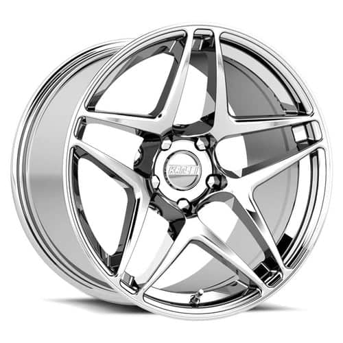 Kansei Astro 18x10.5 5x120 12 ET 72.56 CB Chrome (K15X-181518+12)